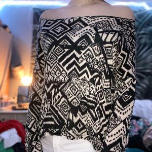 Women’s distressed back blouse